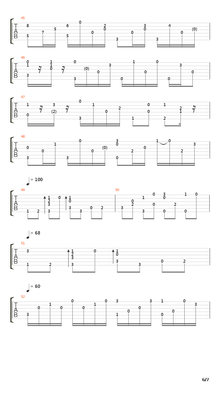 Waltzing Matilda吉他谱