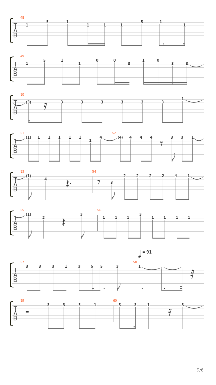 Second Time Around吉他谱