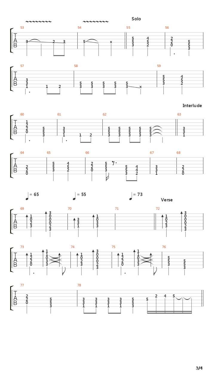 Speechless吉他谱