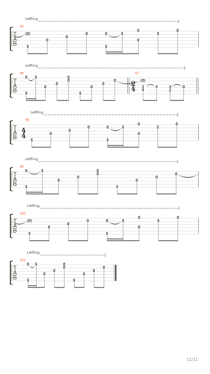 Passage吉他谱