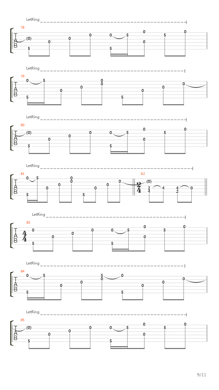 Passage吉他谱