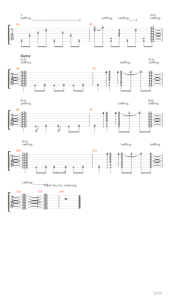 Art Of Motion吉他谱