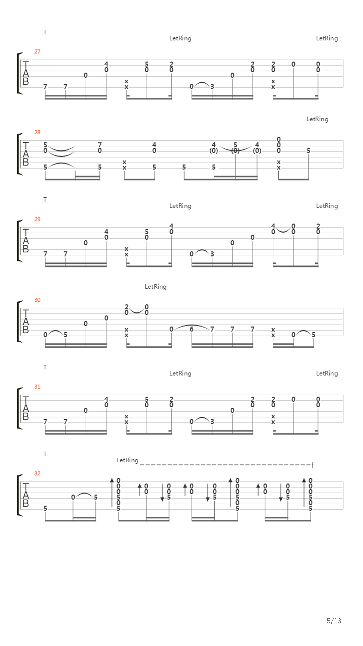 Art Of Motion吉他谱