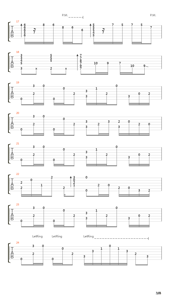 The 5 55吉他谱