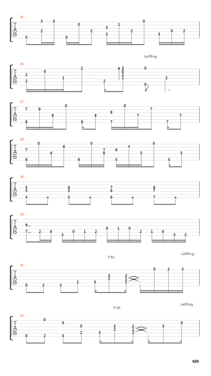 The 5 55吉他谱