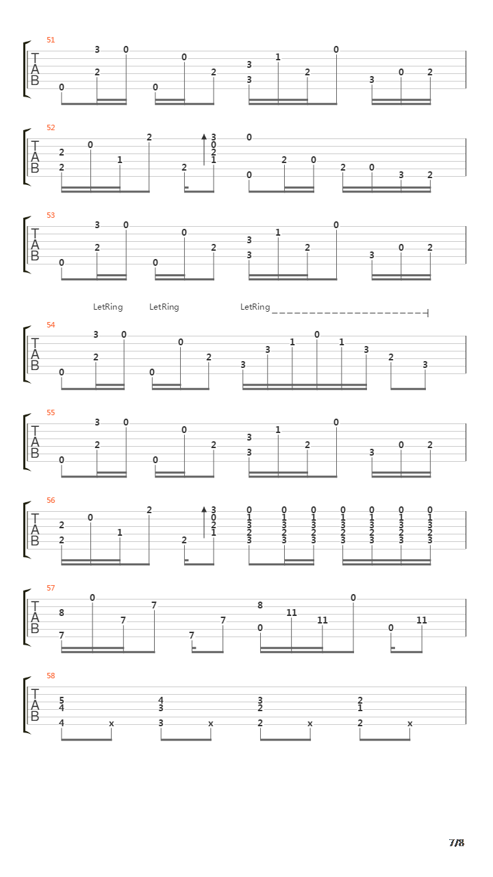 The 5 55吉他谱
