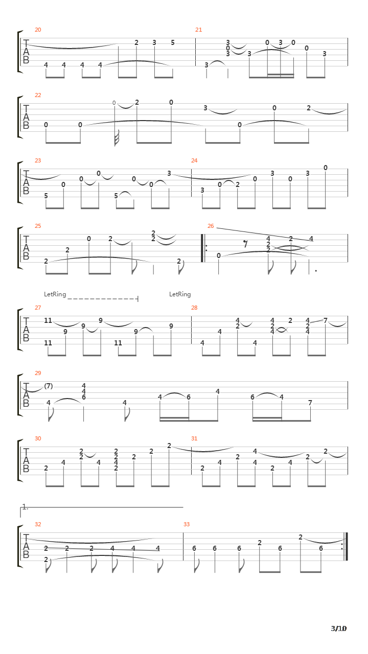 While My Guitar Gently Weeps吉他谱