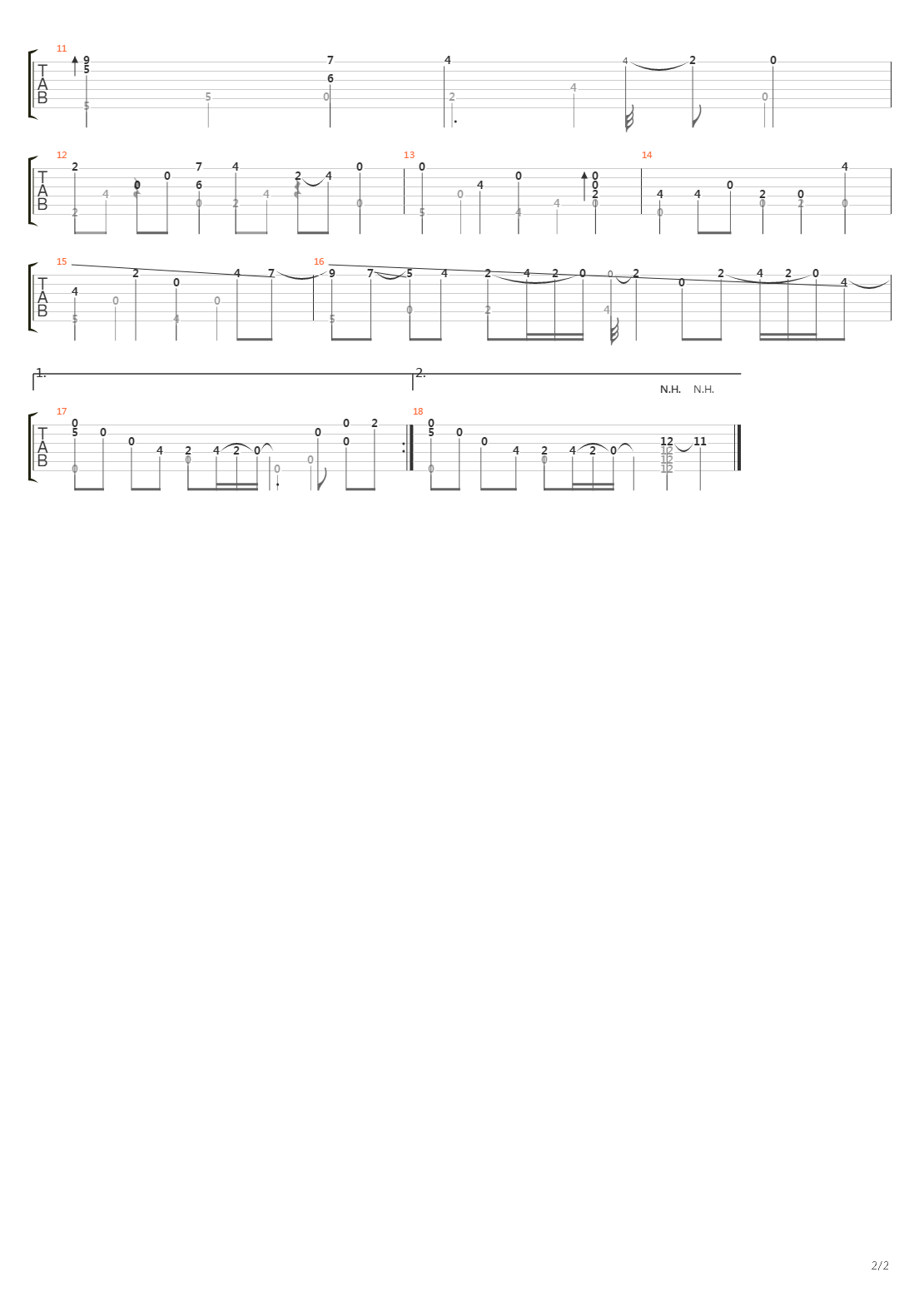 Sheebeg And Sheemore吉他谱