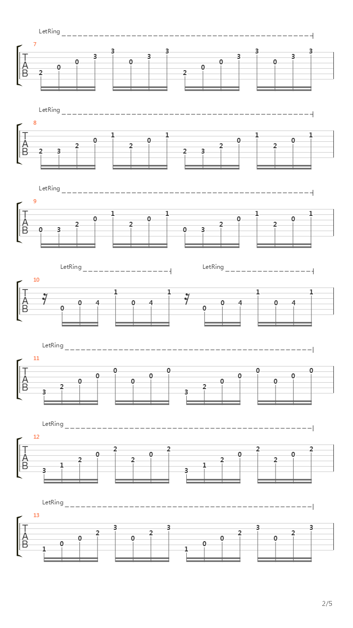 Prelude No. 1 From the Well-Tempered Clavier吉他谱