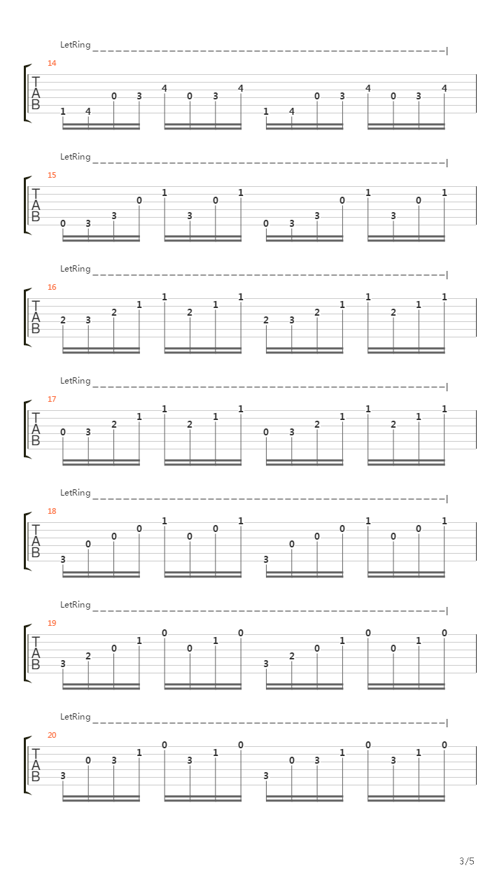 Prelude No. 1 From the Well-Tempered Clavier吉他谱