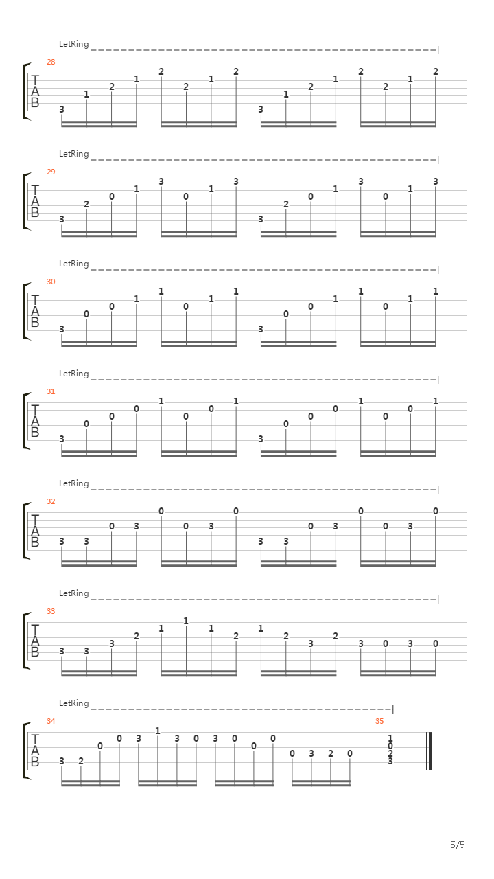 Prelude No. 1 From the Well-Tempered Clavier吉他谱