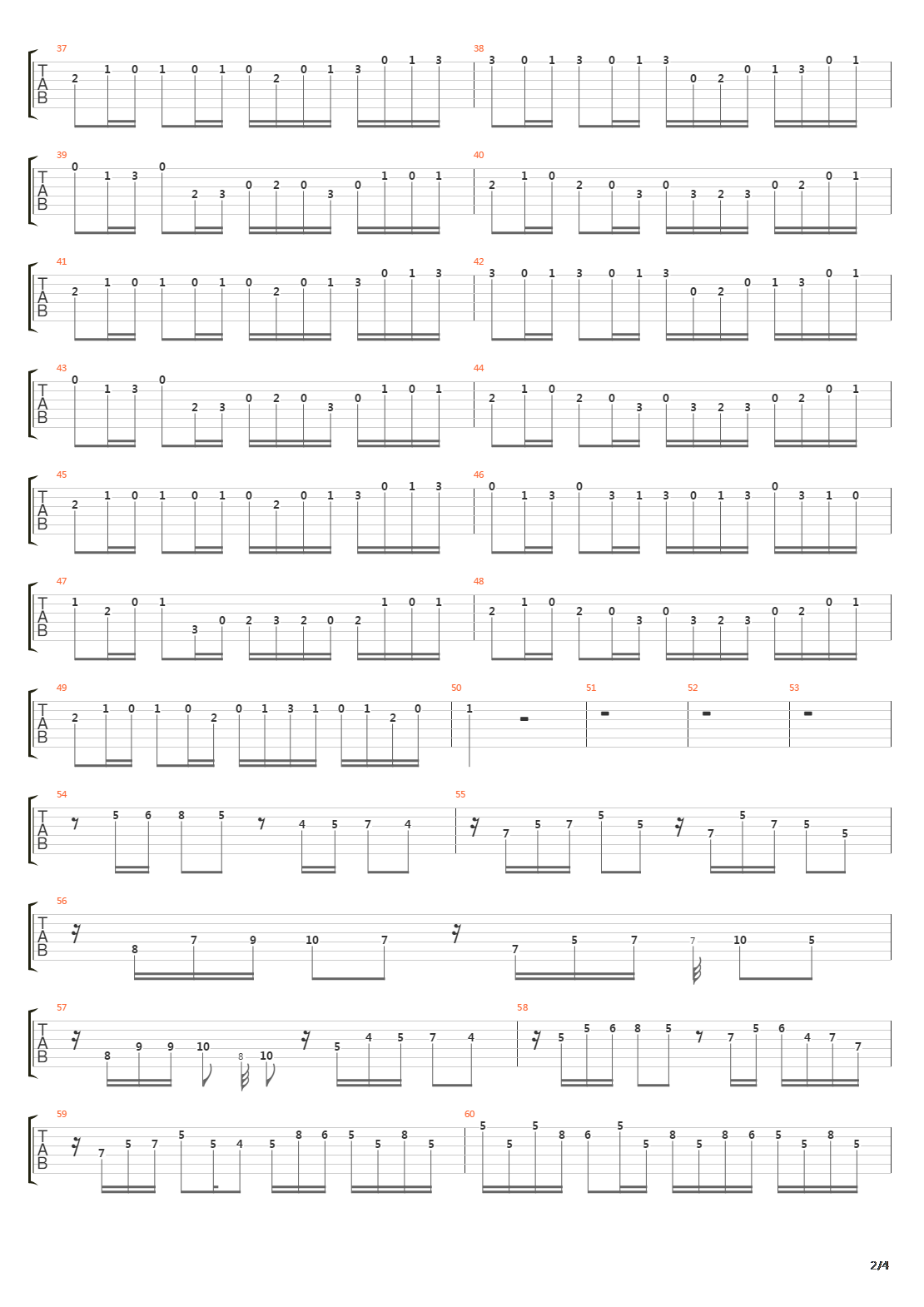 卡农(Canon)吉他谱