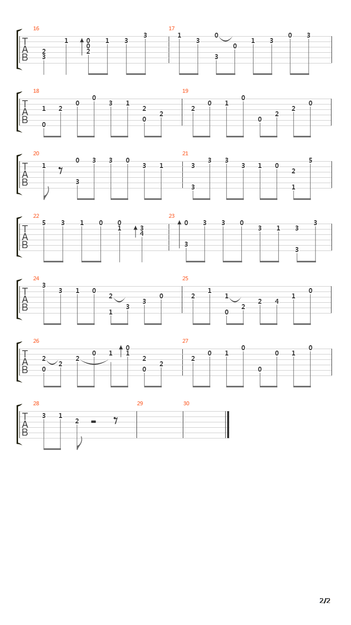 Star of Baghdad(巴格达之星)吉他谱