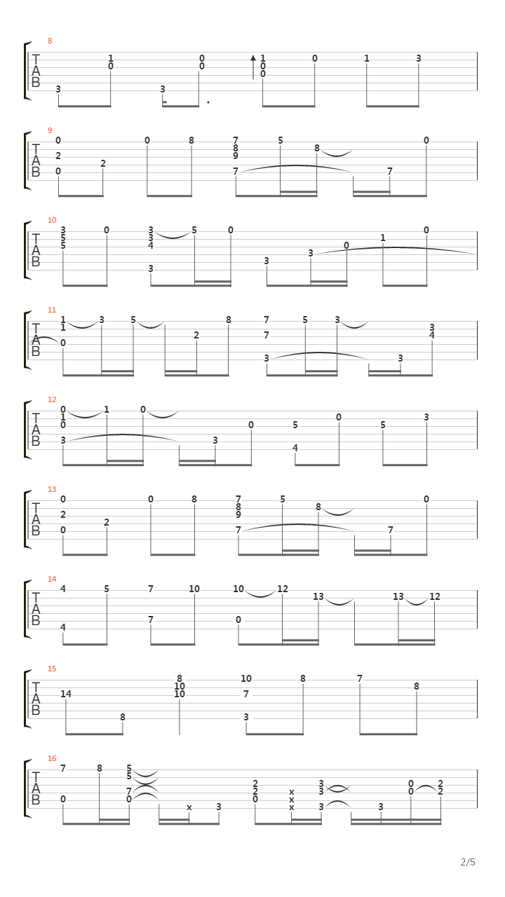 某科学的超电磁炮 - LEVEL5 -Judgelight(等级5 -裁决之光)吉他谱