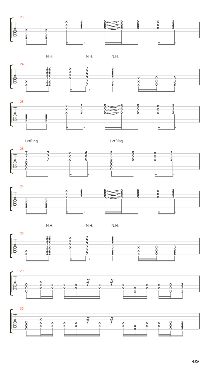 Untitled Blues吉他谱