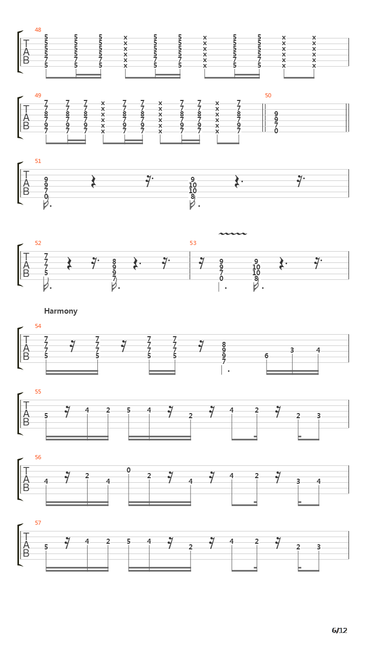 Foc吉他谱