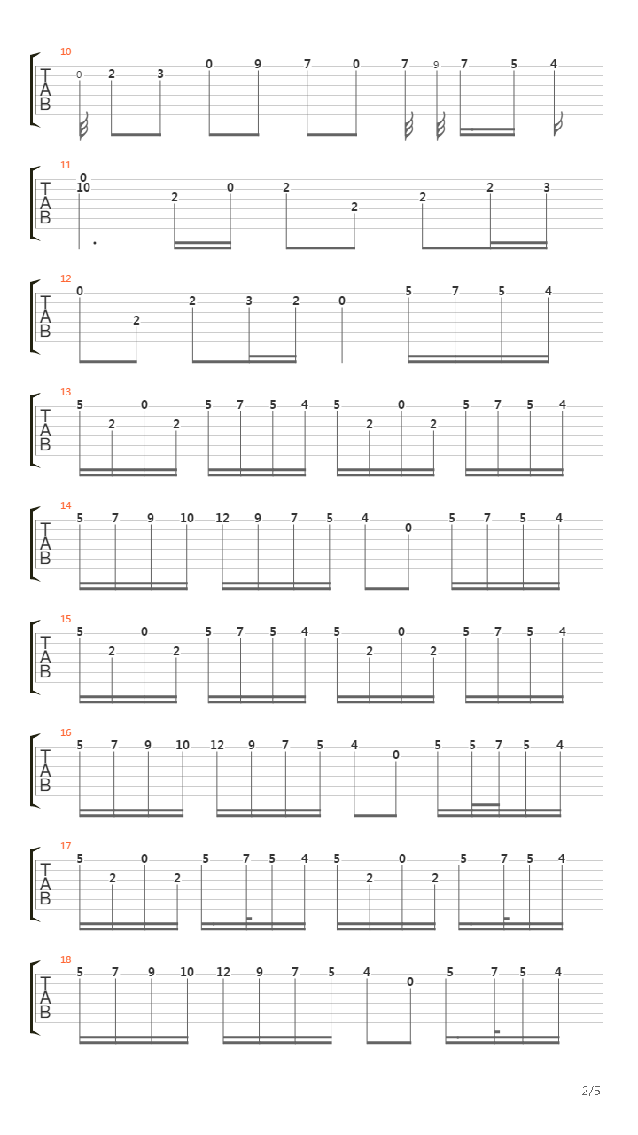 River Flows In You吉他谱