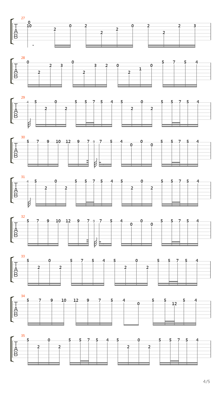 River Flows In You吉他谱