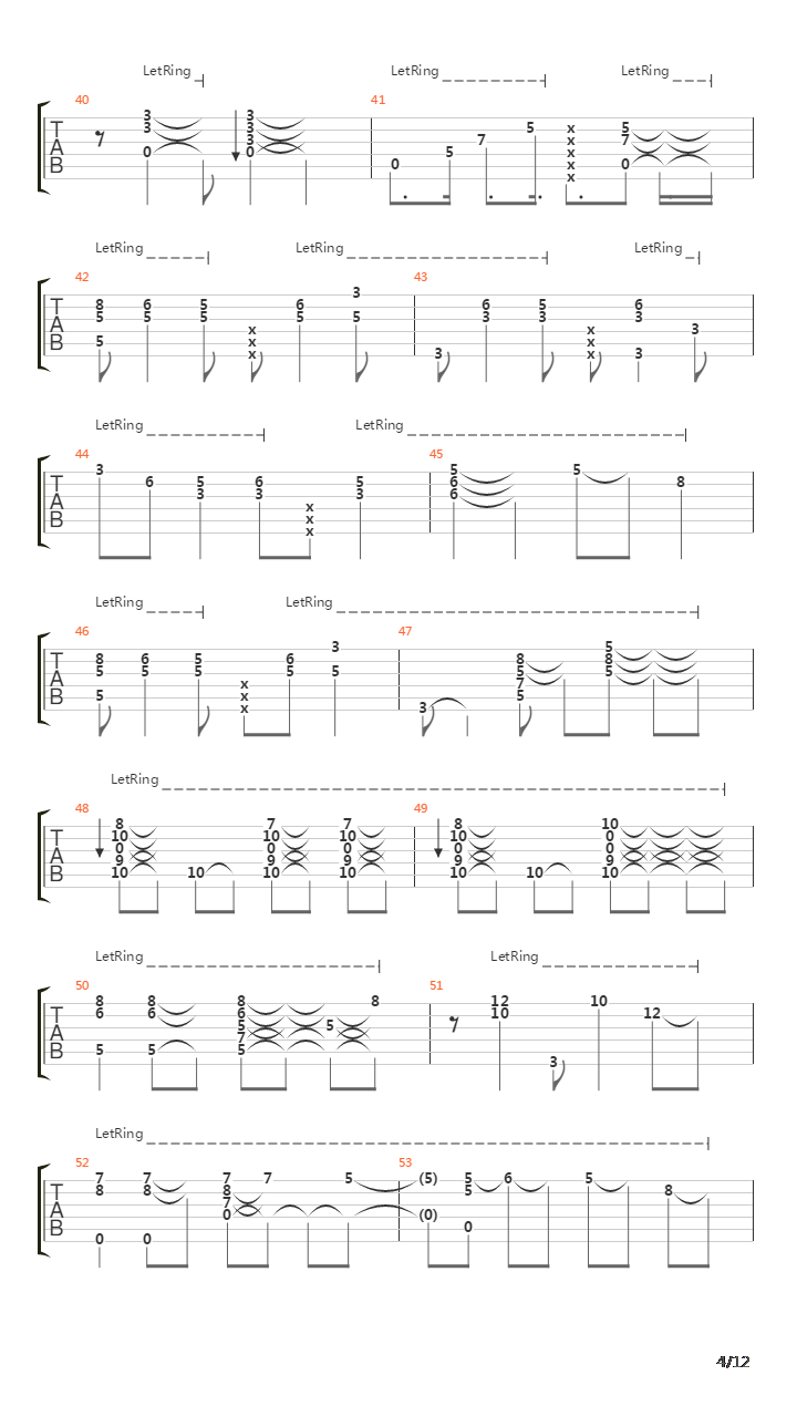 Lalala吉他谱