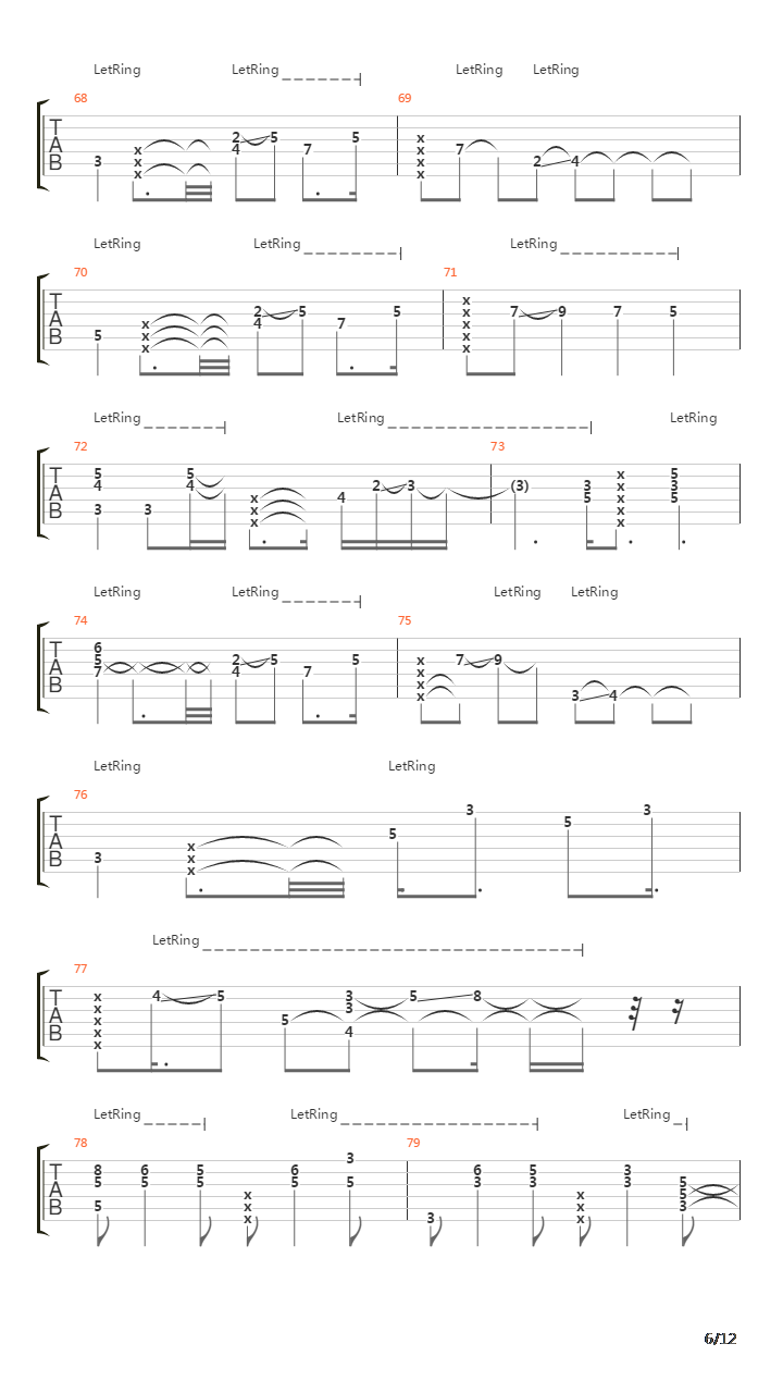 Lalala吉他谱