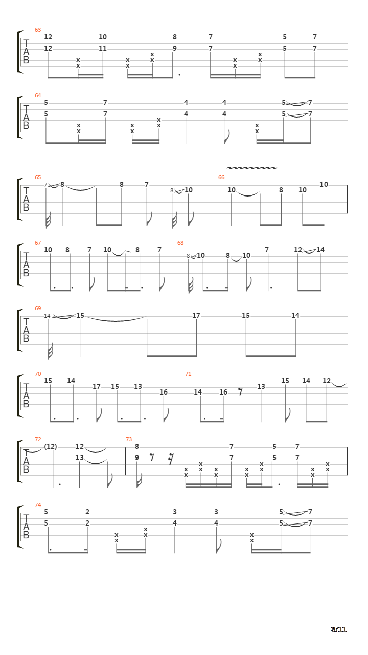 Mosaic吉他谱