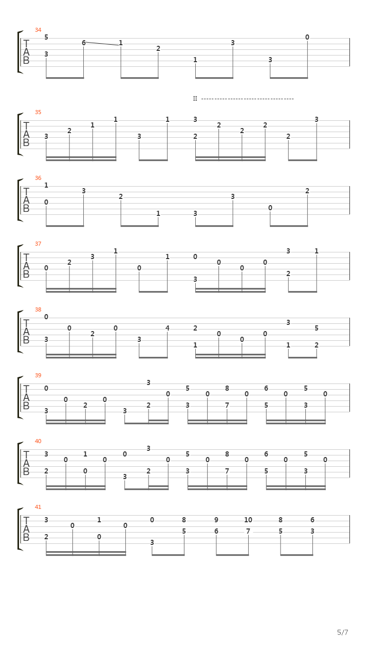 奏鸣曲吉他谱