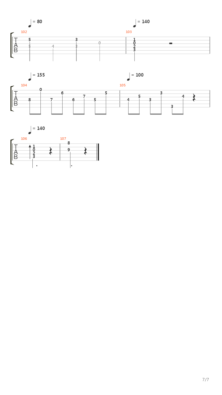 Maybelle吉他谱