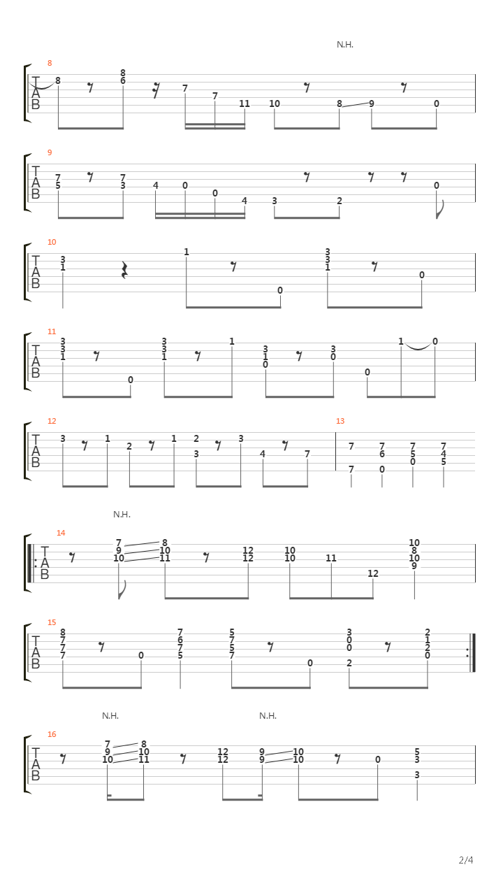 A little bit of blues吉他谱