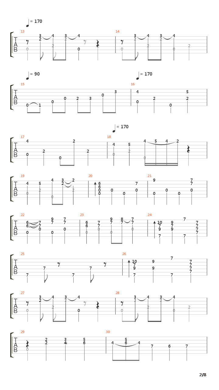 Borsalino吉他谱