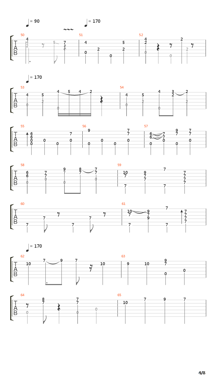 Borsalino吉他谱