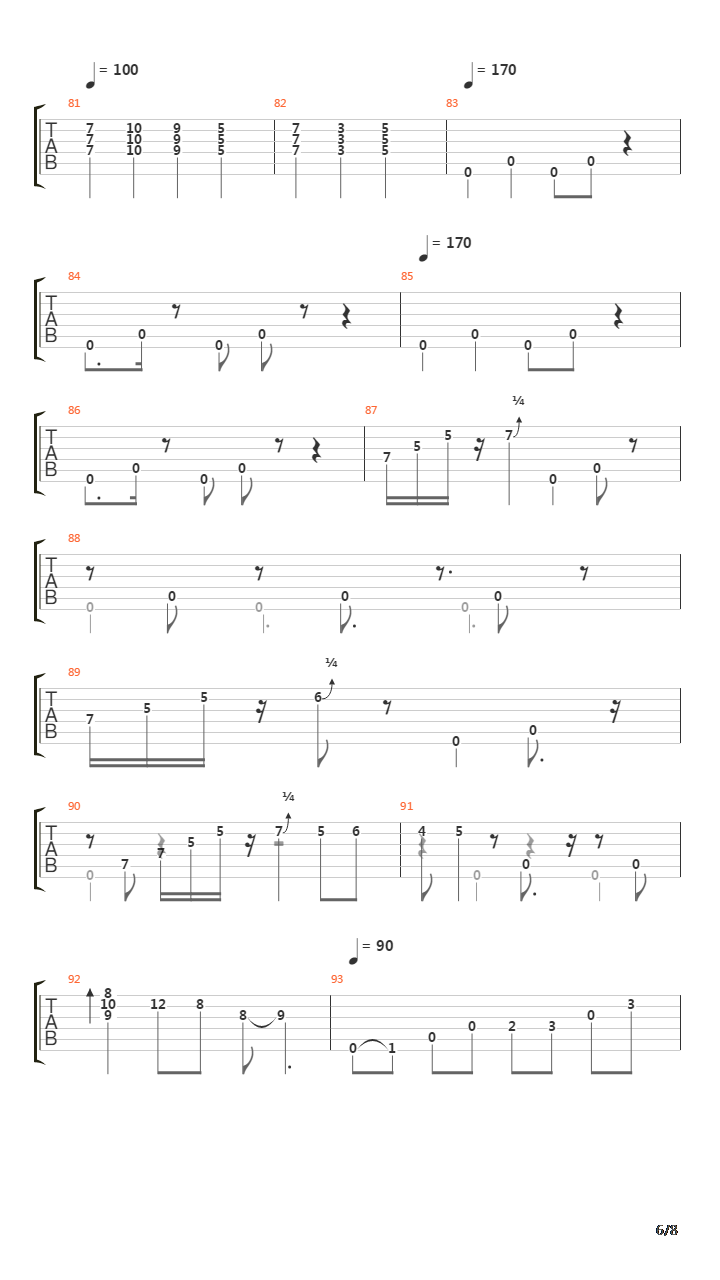 Borsalino吉他谱