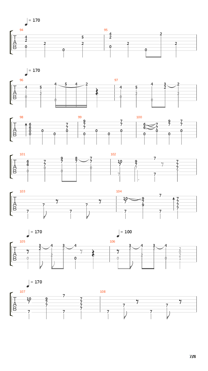 Borsalino吉他谱