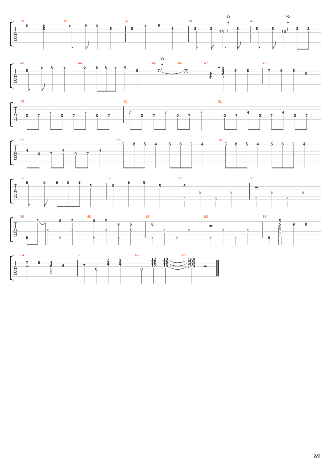 Caravan吉他谱