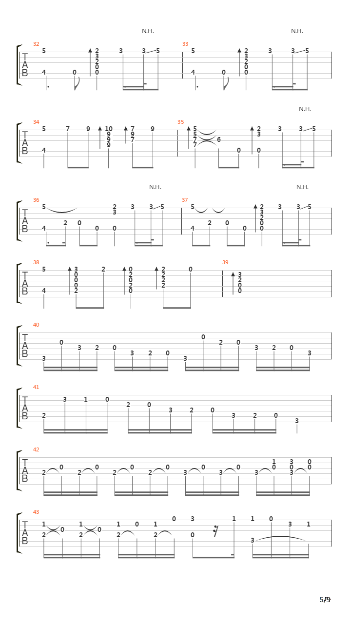 Classical Gas吉他谱