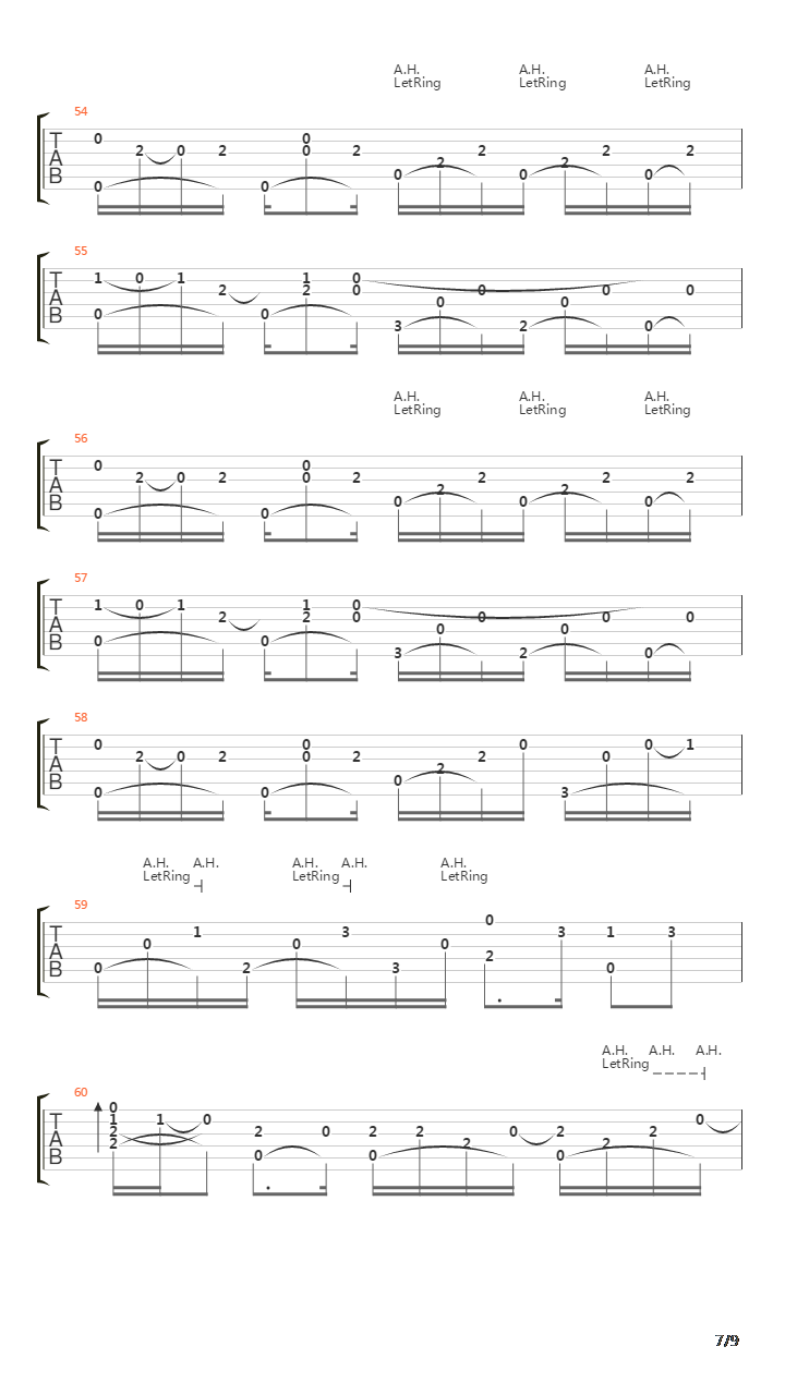 Classical Gas吉他谱