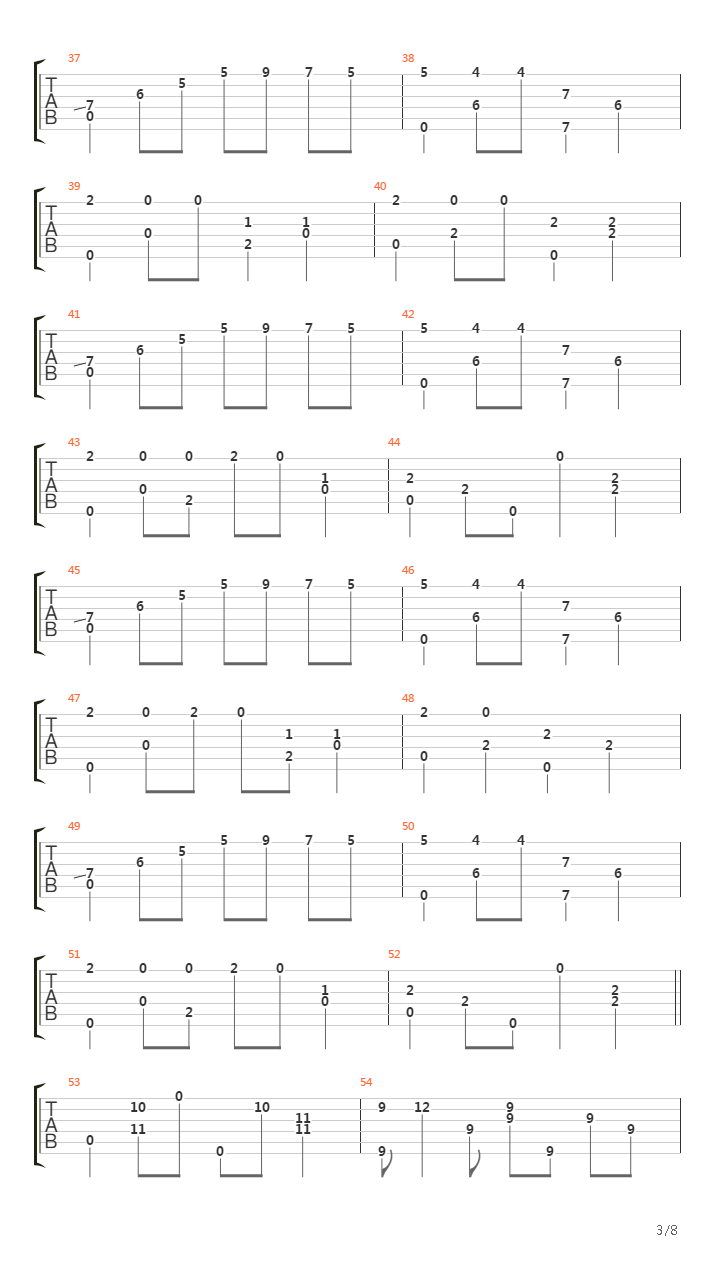 Swedish Rhapsody吉他谱