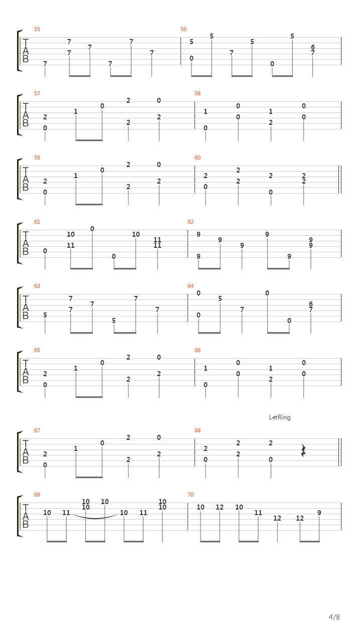 Swedish Rhapsody吉他谱