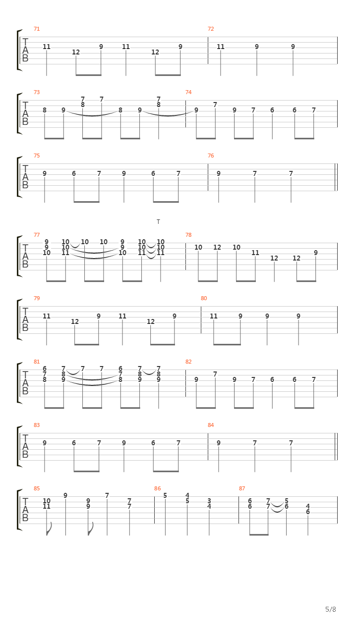 Swedish Rhapsody吉他谱