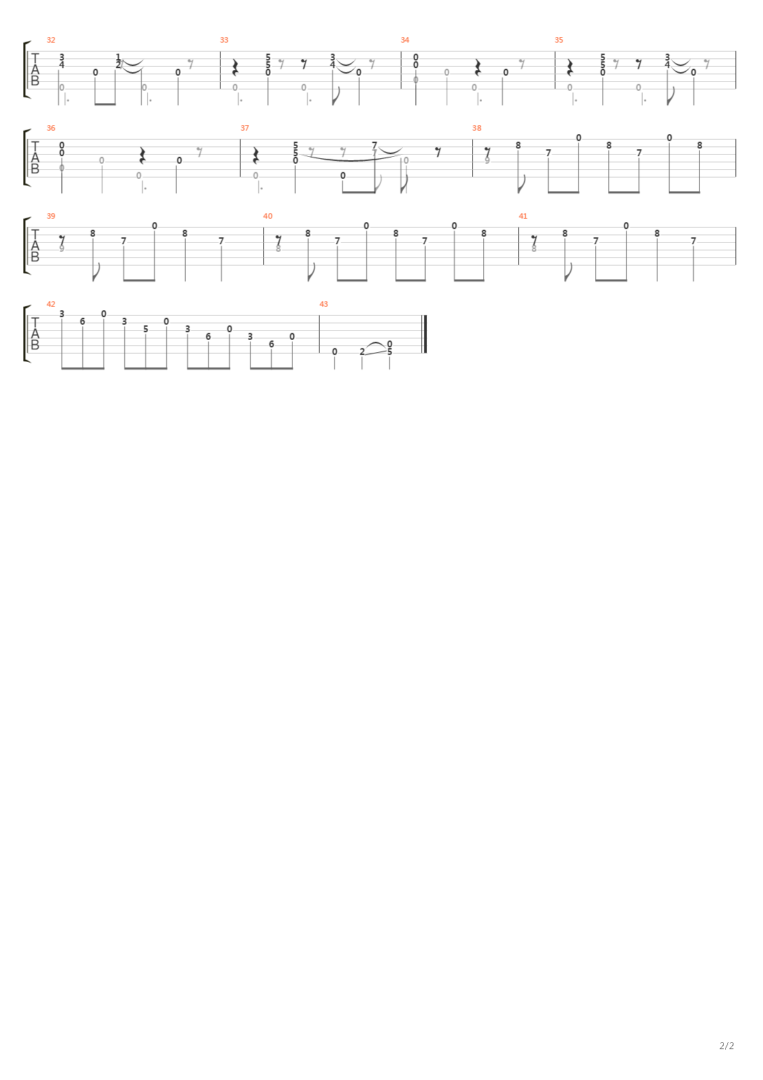 Wheels吉他谱