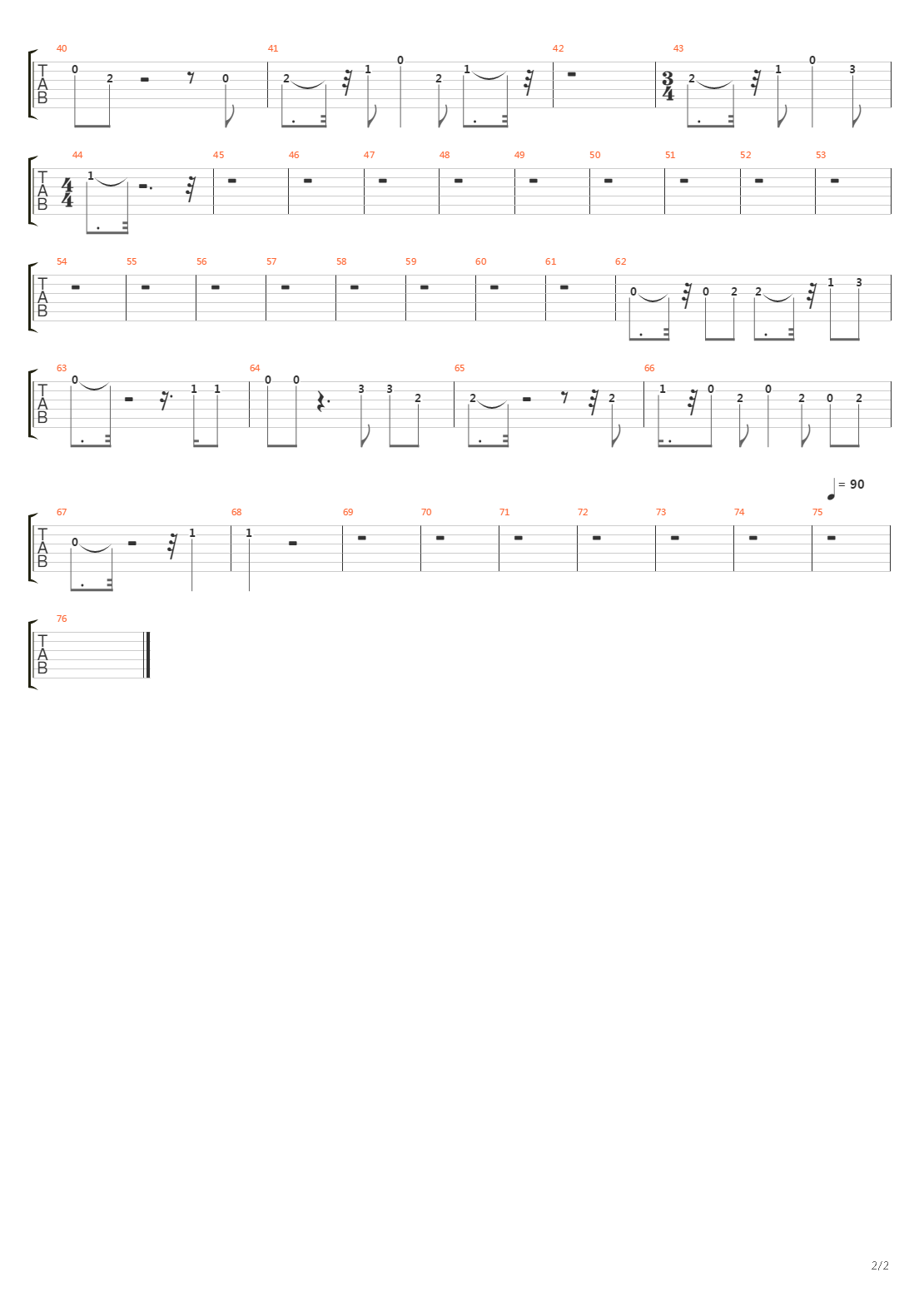 Beth吉他谱