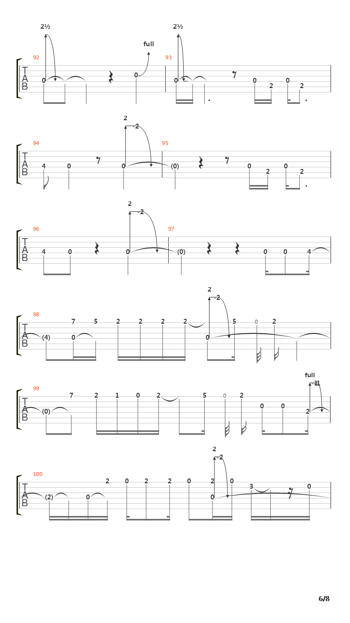 patience吉他谱