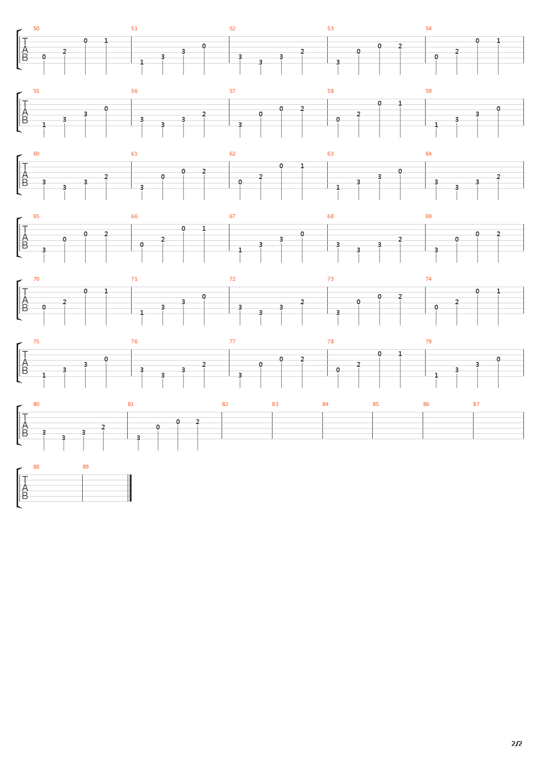 9 Crimes吉他谱