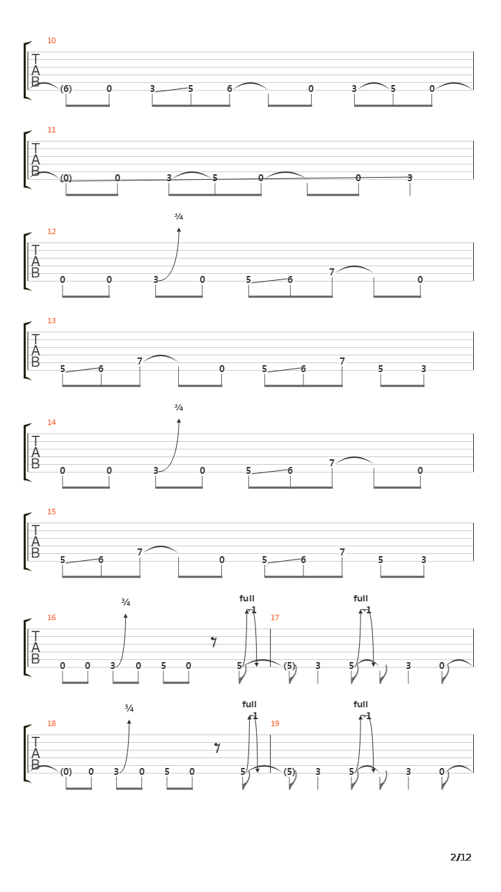 2x4吉他谱