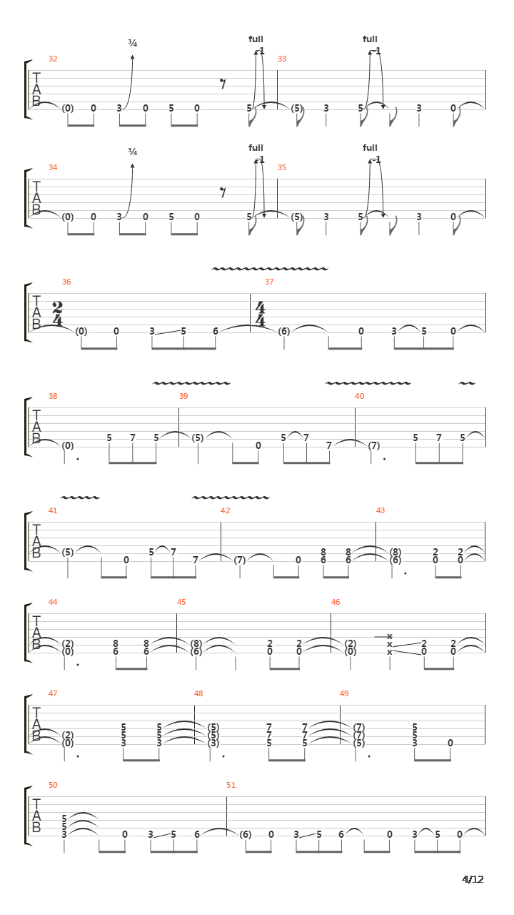 2x4吉他谱