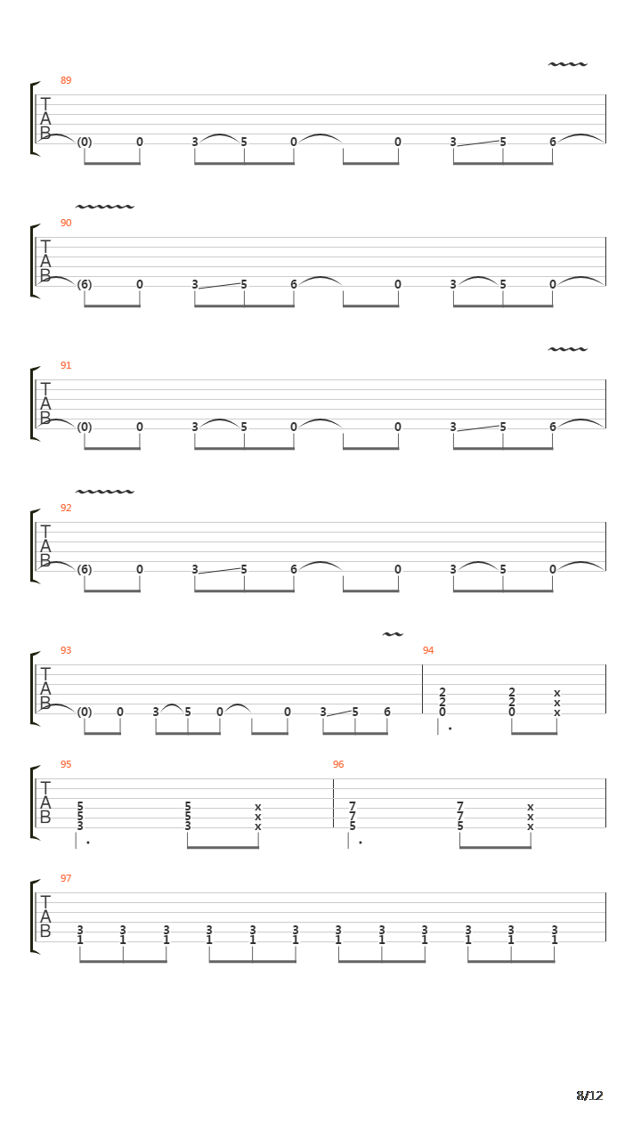 2x4吉他谱