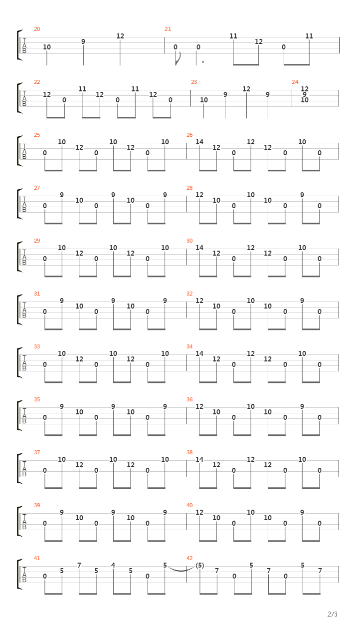 BassGuitar Doodle吉他谱