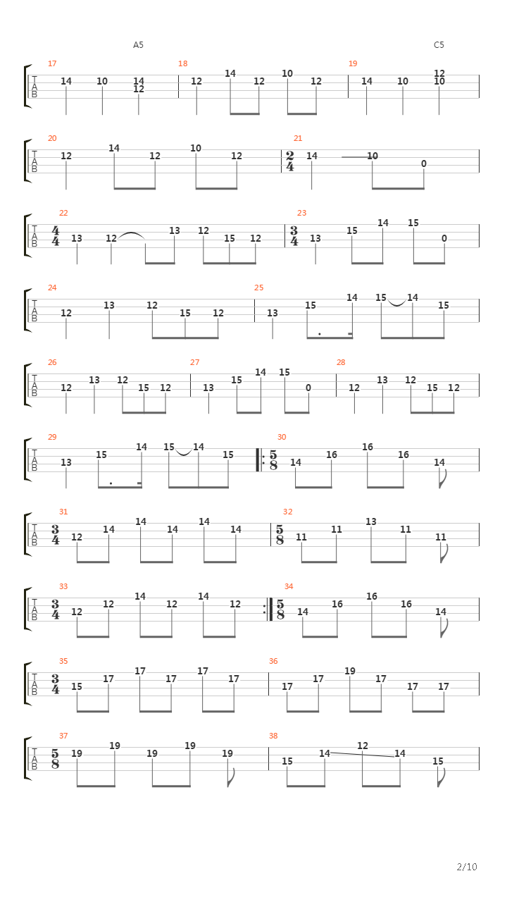 (Anesthesia)Pulling Teeth吉他谱