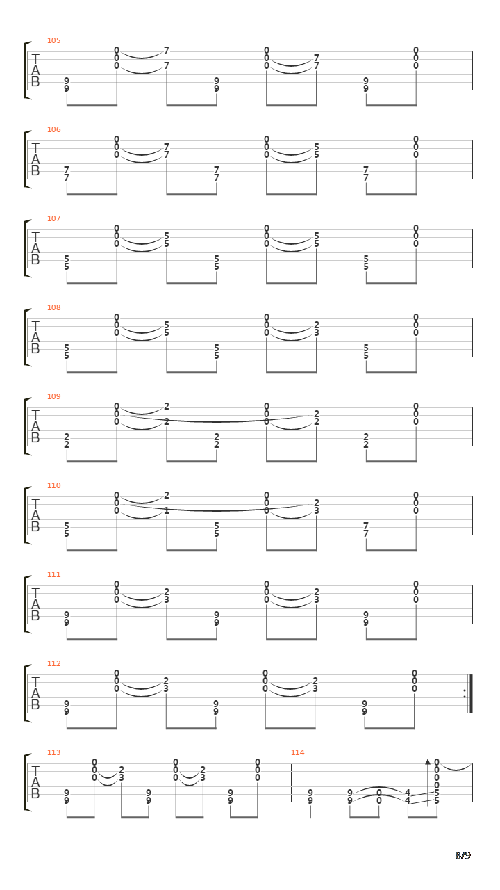 Song for 1310吉他谱