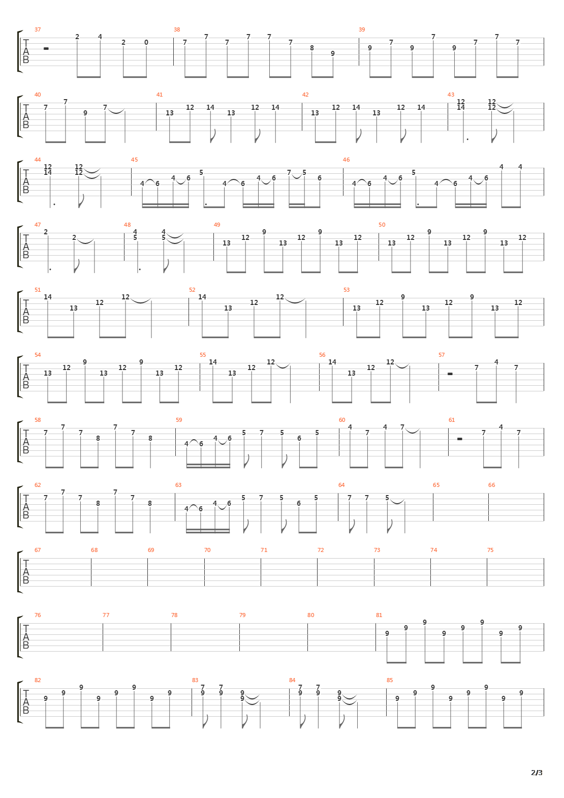 Over the way(探路者广告歌曲)吉他谱