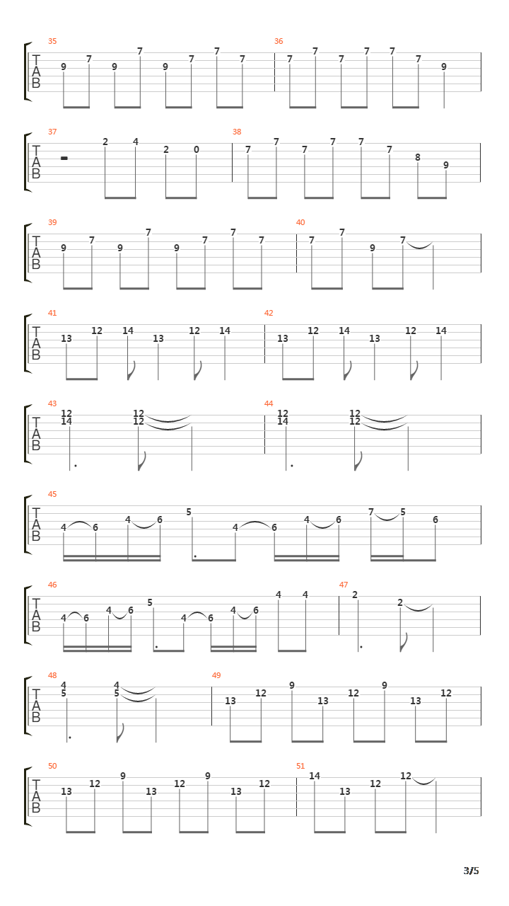 Over the way(探路者广告歌曲)吉他谱